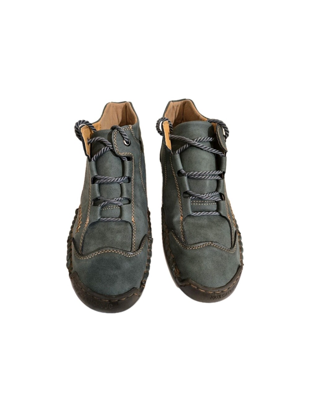 Flyland Mens Hiking Ankle Boots Size 8 Green